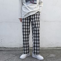 치턴패턴 얇은 밴딩팬츠