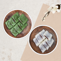[가의미] 앙금절편 백미1kg + 쑥1kg 굳지않는떡, 백1kg+쑥1kg