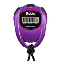 Robic 429-67991 사용하기 쉬운 하이 프레션 스톱워치 퍼플