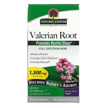 Natures Answer 발레리안 Valerian Root 500 mg 1개