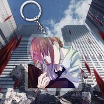 체인소맨 키링 Chainsaw Man Anime KeyChain Women Paiva Key Chain for Men 열쇠 고리 아크릴 자동차 파티 펜던트 일본 Cos 걸스 선물, [07] 7