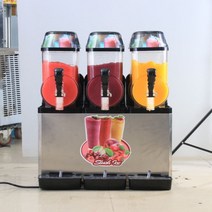 슬러시기계 슬러쉬기계 상업 슬러시 기계 3 실린더 스테인레스 스틸 36L 주스 스무디 눈 녹는 메이커, 01 110V_01 미국_01 세 항아리