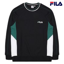 휠라 공용 긴팔 맨투맨 후드티 FS2POC3119X BLK