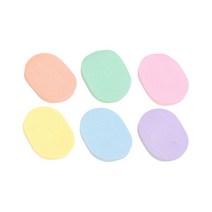 CMCOSMETIC 파스텔 일회용 피부미용 해면 스펀지, 블루