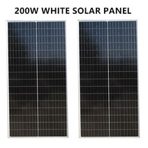 태양광3KW 가장 효율적인 태양 전지 패널 단단한 유리 단결정 1000w 홈 키트 25 년 보증, 02 200W WHITE PANEL