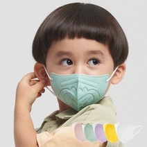 웰커버 아이봄 10매입 어린이마스크 KF94 KF80 5컬러 소형 초소형 새부리형 국산자재 국내생산 50매이상무료배송, 키즈 도깨비 화이트(10매입)(공산품)