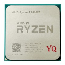 AMD Ryzen 5 2400GE 3.2 GHz 쿼드 코어 8 스레드 35W CPU 프로세서 YD2400C6M4MFB 소켓, 한개옵션0
