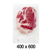 팩플러스 나일론진공(일반형) 400x600 100매 투명봉투 / 나일론봉투 / 냉동보관 / 진공포장