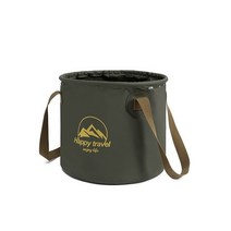 버킷돌리 휴대용 접이식 버킷 분지 관광 야외 깨끗한 버킷 낚시 프로모션 캠핑 세차 걸레 접이식 버킷, 주황색