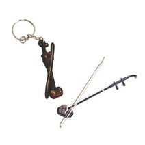 ⓖ KeyChain Erhu 해금 악기 열쇠고리 Key-Ring GЯ+SVP_ 열쇠고리