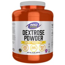 NOW Sports Nutrition 덱스트로스 파우더 (단당류) 에너지 생산* 4 5kg(10파운드)