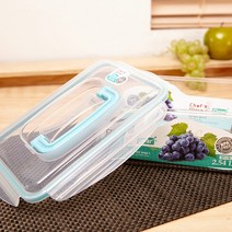 셰프웨어 클리어 직사각 핸디 2.54L 손잡이 투명 밀폐용기 냉장고정리용기, 본상품선택, 1개