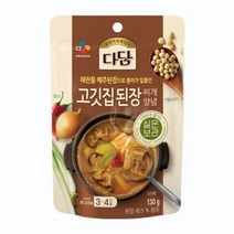 백설 다담 고깃집 된장찌개 양념 130g, 4개