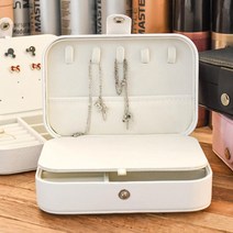 예물함 주얼리보관함 귀걸이 목걸이 보관함 빈티지 보석함 쥬얼리박스 미니 2단