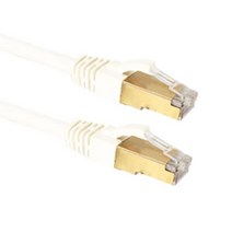 SFTP CAT.7 랜패치코드 1M ~ 50M 다이렉트 백색 STP 쉴드 실드랜케이블 랜선