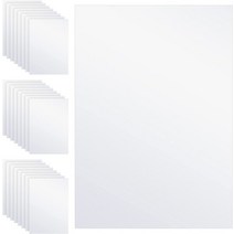 홀로그램시트지 10pcs 투명 홀로그램 오버레이 비닐 적 층 시트 접착 스티커 210x297mm, [09] Transparent