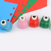 5종 모양 원펀치 펀칭기 펀치 타공기 꽃 종이 컷팅 홀 다꾸 타공 원터치 1구 구멍 뚫는 도구 종이 미니 다이어리 하트 색종이 소형 미니 디자인 눈꽃 컷팅기 악세사리 택 핸디, 벚꽃
