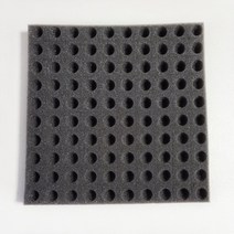 사각 구멍 수경재배 스펀지 100pcs 블랙
