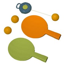 테니스벽치기 혼자하는 어린이 탁구 트레이너 세트 미끄럼 방지 운동 훈련 장치 장비 패들 2 개 마당 침실, 01 Deep Blue