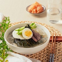 물 비빔 산채 냉면 육수 양념장 사리 집 업소용 10인분 곰취 취나물 곤드레, 곤드레냉면(물냉면)