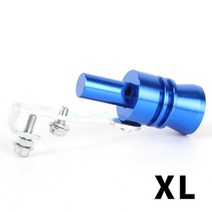 자동차머플러튜닝 배기팁 자동차마후라 머플러팁 유니버설 시뮬레이터 휘슬러 배기 터보 휘슬, 블루-xl