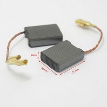 카본 브러쉬 예비 부품 미니 드릴 전기 그라인더 교체 모터 로터리 도구 6-20 개, 10개(6x16x21mm)