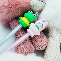 무뚝뚝 토끼와 즐거운 개구리 볼펜 어린이 펜슬, 단품, 본상품선택