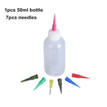 50ml 세라믹 도자기 아트 짜기 진흙 병 멀티 바늘 포인트 라인 질감 효과 크리 에이 티브 장식 DIY 클레이, 01 1 set