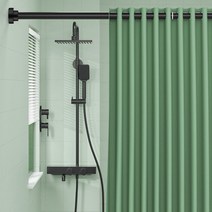 달기 BB921 저소음 화이트 블랙 블라인드설치 레일커튼 커튼레일 암막 라운드 브라켓, 105-170cm