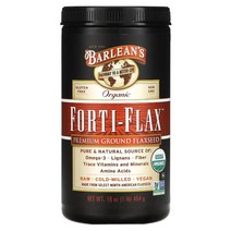 유기농 forti-flax 아마씨 가루 454g(16oz), 기본