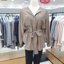 [에이비에프지] 허리끈 포인트 루즈핏 자켓 ASV3QJ32I