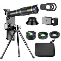 4K HD 32X 22X Phone Camera Lens Telescope Zoom Macro High-definition Video Mobile Wide Angle Lente T, 02 22X and three