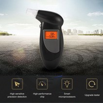 배관탐지기 전문 LCD 디지털 알코올 테스터 음주 측정기 경찰 경고 호흡 장치 분석기 감지기