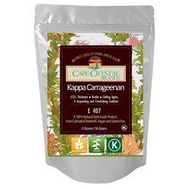 2 Ounce Kappa Carrageenan Powder | Food Grade Natural Thickener Substitute for Gelatin - Kosher ( 2, 1