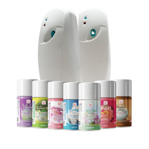 온리원 자동 타이머 방향제 분사기 / 향캔 리필 (화장실 실내용 업소용) 옵션선택, 2.기계+에이프릴 프레쉬