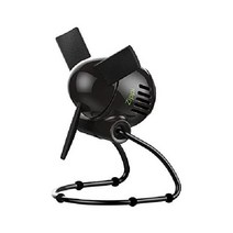 Vornado Zippi 책상 침대 협탁 탁상용 여행용 소형 개인 선풍기, 블랙