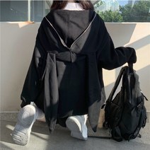 토끼귀 후드 집업 점퍼 토끼 모자 동물 귀여운 긴팔 아우터