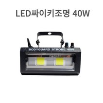 LED2구싸이키 40W 스트로브 쿨화이트 클럽 파티 노래방사이키 번개조명 특수조명
