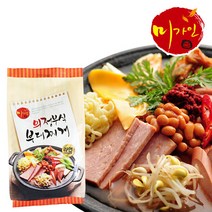 미가인 의정부식 부대찌개 10~15인분 730g 5봉 육수 증정, 의정부식부대찌개 730g 5봉
