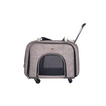 강아지 고양이 유모차 개모차 캐리어 펫 이동장 애견유모차, 핑크
