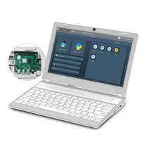 라즈베리 파이 4용 CrowPi L 키트 라즈베리 파이 4B 4GB 노트북에 적합 학습 프로그래밍용 전자 키트 싱글 보드 컴퓨터 코딩 STEM 교육용, NO RPI