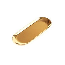 위브아마존 은쟁반 금쟁반 하트 인테리어 소품 쟁반 메탈 트레이 펜접시 2P, 금쟁반 중형(2P)