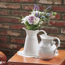 풍경나라)비올라 도자기 저그 화병 2size(대)