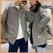 잔체크 셔츠 남방 오버핏 캐주얼 학생 데일리룩 추천 봄 가을 옷 의류 상의 의상 대학 생 외출 패션 패셔니스타 코디 미팅 소개팅 데이트 룩북 잡화