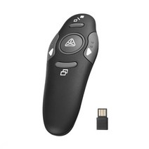 리모컨 usb 무선 Presenter red laser pointer ppt remote control pointer pen for powerpoint presentation, 검은색
