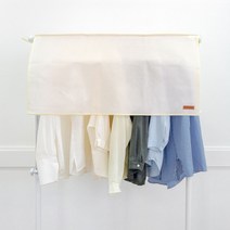 비스토어 드레스룸 하프 행거 가리개 부직포 옷 보관 커버 90x50-옐로우, 1개, 1개