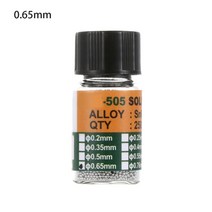 1 병 BGA Reballing 공 0.2-0.65mm IC 칩 납땜 액세서리 주석 재료 Sn63/Pb37 수리 도구 Acces, [09] 0.65mm