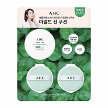 AHC 세이프 온 수딩 선 쿠션 세트, 1개