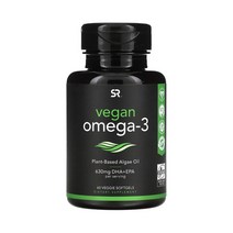 스포츠리서치 비건 오메가-3 60식물성소프트젤 도코사헥사엔산 DHA 에이코사펜타엔산 EPA 해바라기씨오일 로즈마리추출물 토코페롤 tocopherol 아스코르빌팔미테이트, 1개, 기본