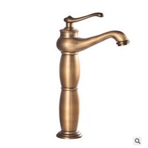 앤틱 골드 수도꼭지 빈티지 무광 유광 탑볼 수전, F + 1개